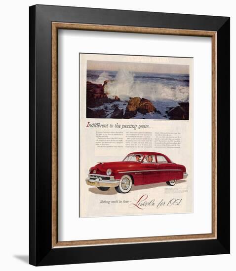 Lincoln 1951 Indifferent-Years-null-Framed Art Print