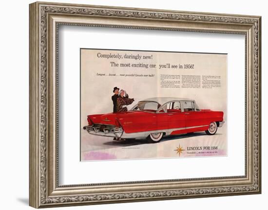 Lincoln 1956 - Daringly New-null-Framed Premium Giclee Print