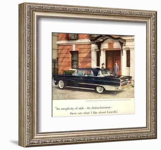 Lincoln 1959 Distinctiveness-null-Framed Art Print