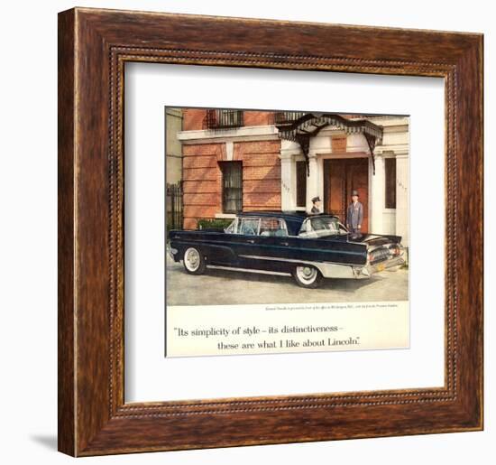 Lincoln 1959 Distinctiveness-null-Framed Art Print