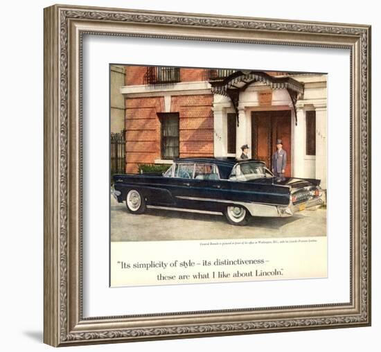 Lincoln 1959 Distinctiveness-null-Framed Art Print