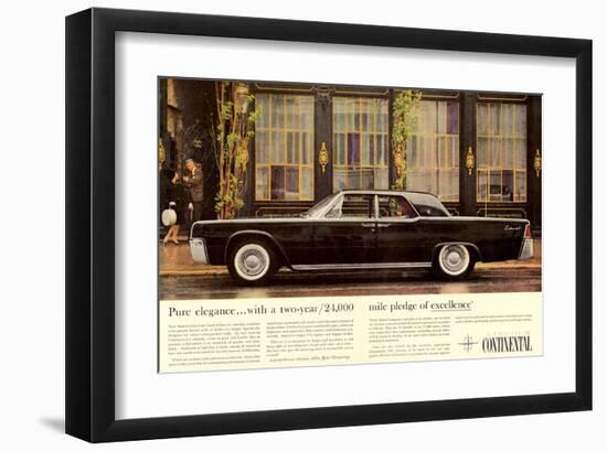 Lincoln 1961 Greater Luxury-null-Framed Art Print