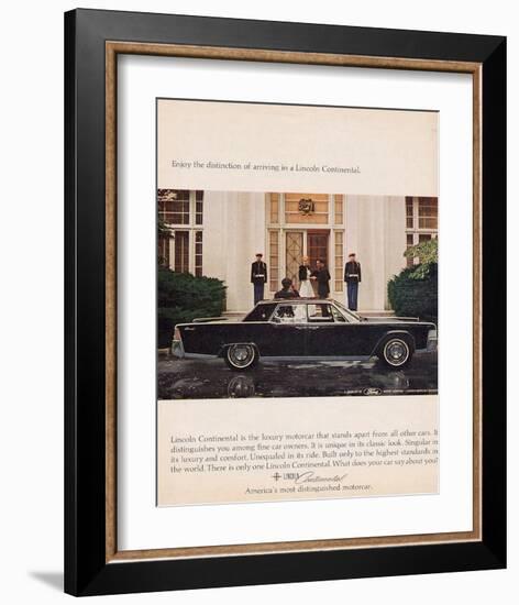 Lincoln 1964 - Distinction-null-Framed Art Print