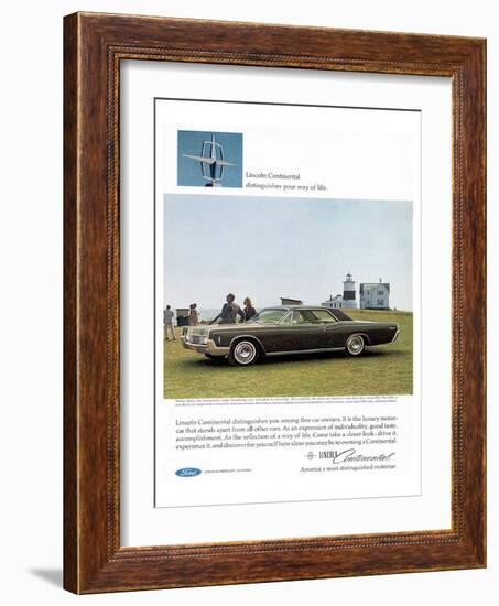 Lincoln 1966 Your Way of Life-null-Framed Art Print