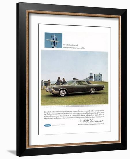 Lincoln 1966 Your Way of Life-null-Framed Art Print