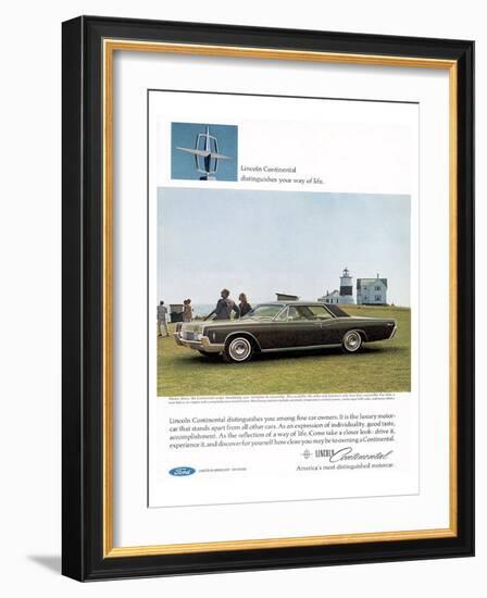 Lincoln 1966 Your Way of Life-null-Framed Art Print