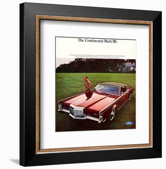 Lincoln 1968 Styled Individual-null-Framed Premium Giclee Print