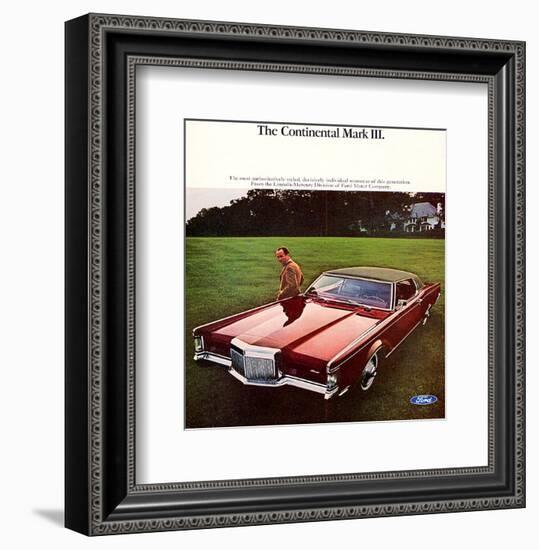 Lincoln 1968 Styled Individual-null-Framed Premium Giclee Print