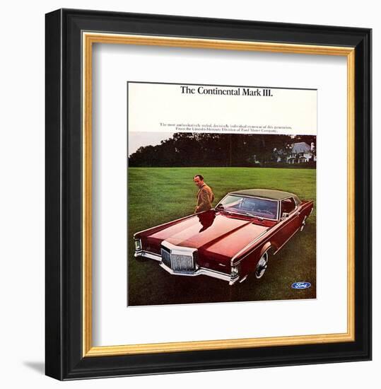 Lincoln 1968 Styled Individual-null-Framed Premium Giclee Print