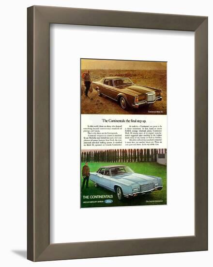 Lincoln 1971 The Final Step Up-null-Framed Art Print
