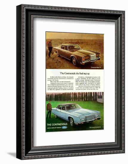 Lincoln 1971 The Final Step Up-null-Framed Art Print