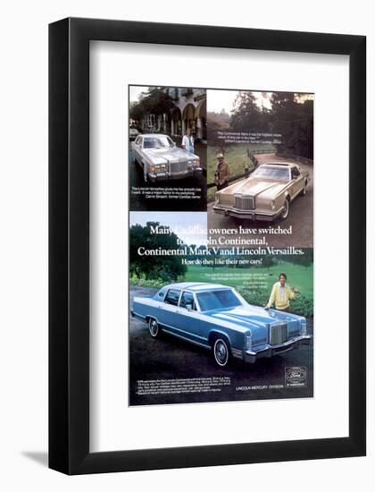 Lincoln 1978 Cadillac Owners…-null-Framed Art Print