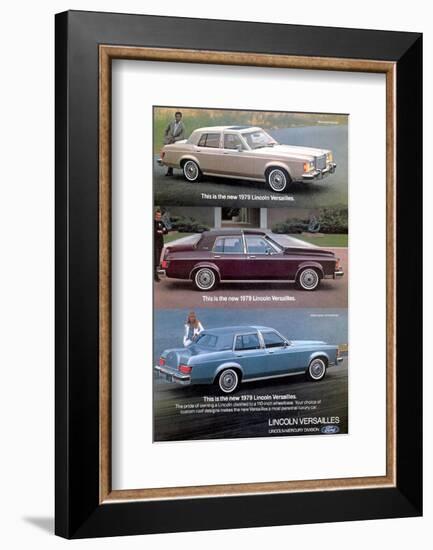 Lincoln 1979 Most Personal Car-null-Framed Art Print