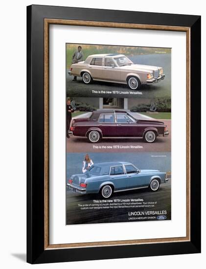 Lincoln 1979 Most Personal Car-null-Framed Art Print