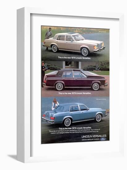 Lincoln 1979 Most Personal Car-null-Framed Art Print