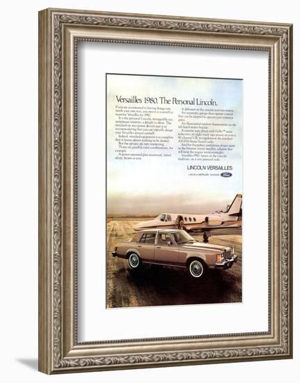 Lincoln 1980 Versailles-null-Framed Premium Giclee Print