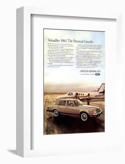 Lincoln 1980 Versailles-null-Framed Premium Giclee Print