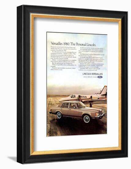 Lincoln 1980 Versailles-null-Framed Art Print