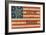 Lincoln and Hamlin Campaign Flag-null-Framed Art Print