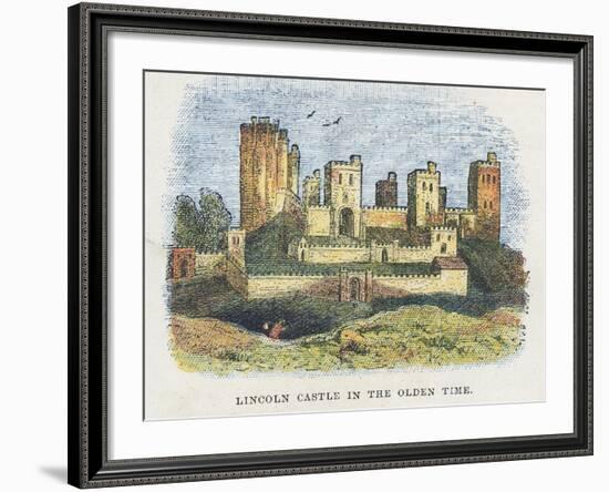 Lincoln Castle-English School-Framed Giclee Print