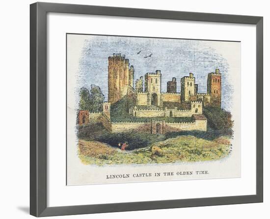 Lincoln Castle-English School-Framed Giclee Print