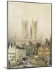 Lincoln Cathedral, 19th Century-Peter De Wint-Mounted Giclee Print