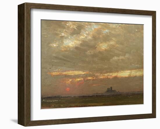 Lincoln Cathedral at Sunset, 1912-Albert Goodwin-Framed Giclee Print