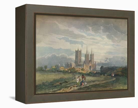 'Lincoln Cathedral', c1795-Thomas Girtin-Framed Premier Image Canvas