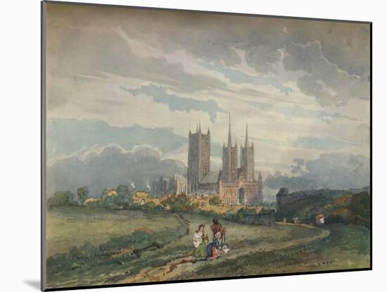 'Lincoln Cathedral', c1795-Thomas Girtin-Mounted Giclee Print