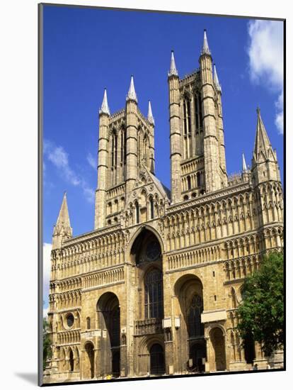 Lincoln Cathedral, Lincoln, Lincolnshire, England-Steve Vidler-Mounted Photographic Print