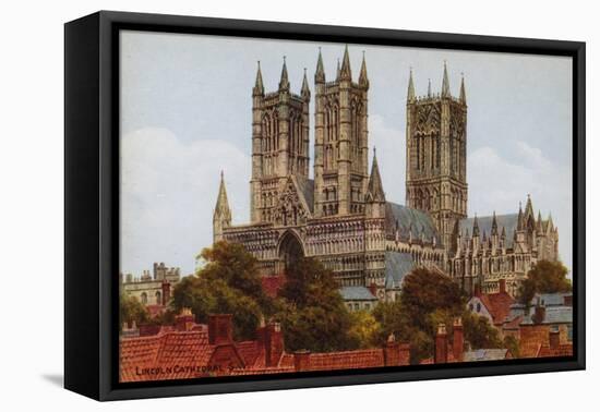 Lincoln Cathedral, Sw-Alfred Robert Quinton-Framed Premier Image Canvas