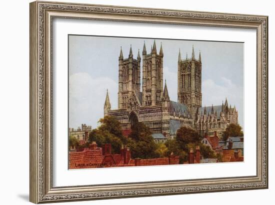 Lincoln Cathedral, Sw-Alfred Robert Quinton-Framed Giclee Print