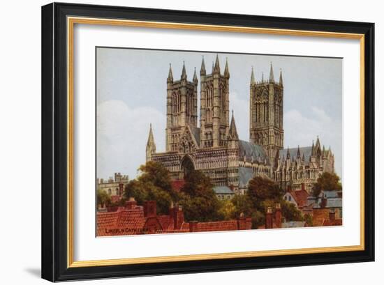 Lincoln Cathedral, Sw-Alfred Robert Quinton-Framed Giclee Print