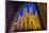 Lincoln Cathedral viewed through archway of Exchequer Gate at dusk, Lincoln, Lincolnshire, England,-Frank Fell-Mounted Photographic Print