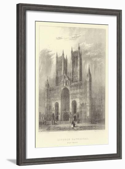 Lincoln Cathedral, West Front-null-Framed Giclee Print