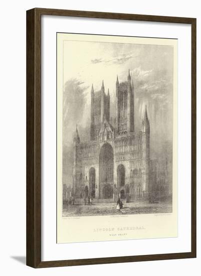 Lincoln Cathedral, West Front-null-Framed Giclee Print