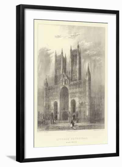 Lincoln Cathedral, West Front-null-Framed Giclee Print