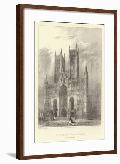 Lincoln Cathedral, West Front-null-Framed Giclee Print