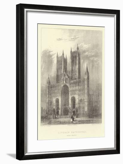Lincoln Cathedral, West Front-null-Framed Giclee Print