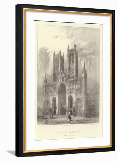 Lincoln Cathedral, West Front-null-Framed Giclee Print