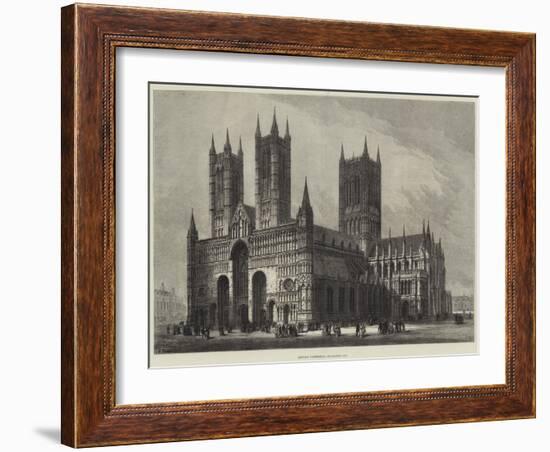 Lincoln Cathedral-Samuel Read-Framed Giclee Print