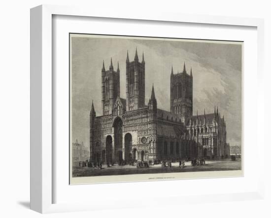 Lincoln Cathedral-Samuel Read-Framed Giclee Print