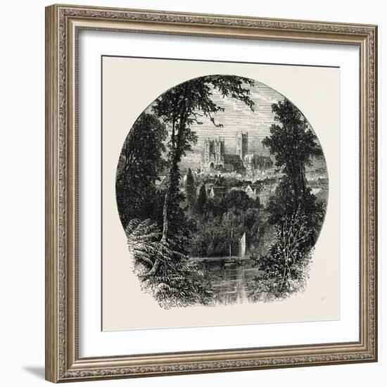 Lincoln Cathedral-null-Framed Giclee Print