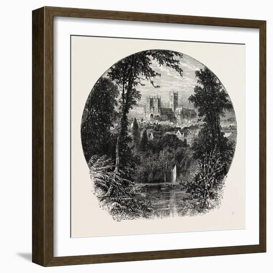 Lincoln Cathedral-null-Framed Giclee Print