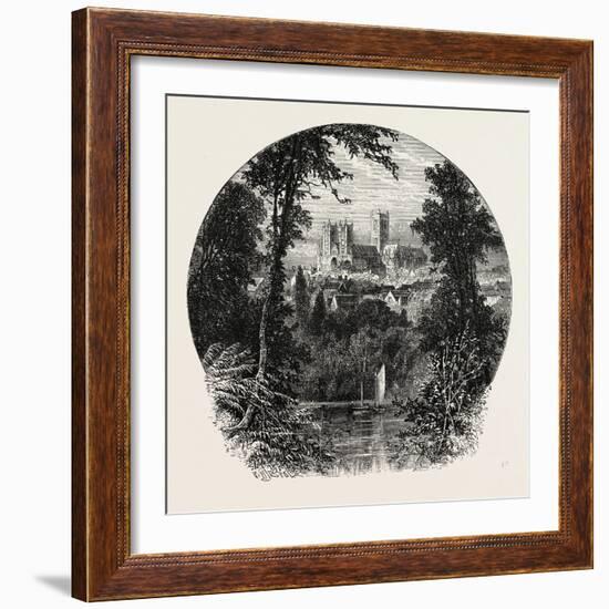 Lincoln Cathedral-null-Framed Giclee Print