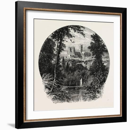 Lincoln Cathedral-null-Framed Giclee Print