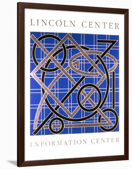Lincoln Center Information Center-Valerie Jaudon-Framed Collectable Print