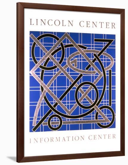 Lincoln Center Information Center-Valerie Jaudon-Framed Collectable Print