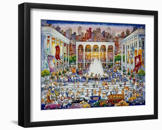 Lincoln Center-Bill Bell-Framed Giclee Print