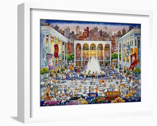 Lincoln Center-Bill Bell-Framed Giclee Print